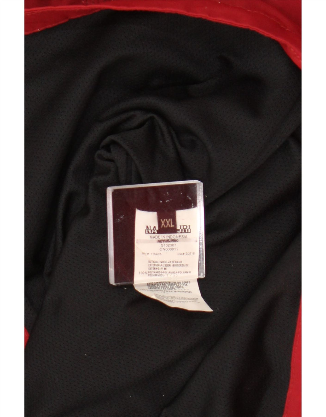 Napapijri Veste de pluie Geographic pour homme UK 44 2XL Rouge Polyamide