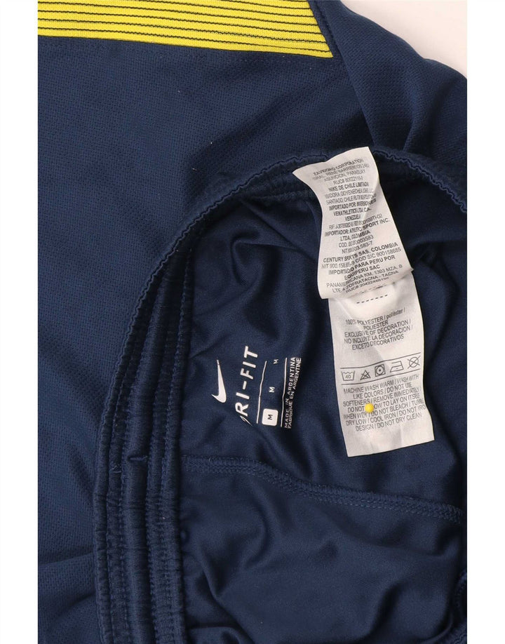 Short de sport Boca Juniors Nike Homme Bleu Marine Moyen Colorblock Polyester