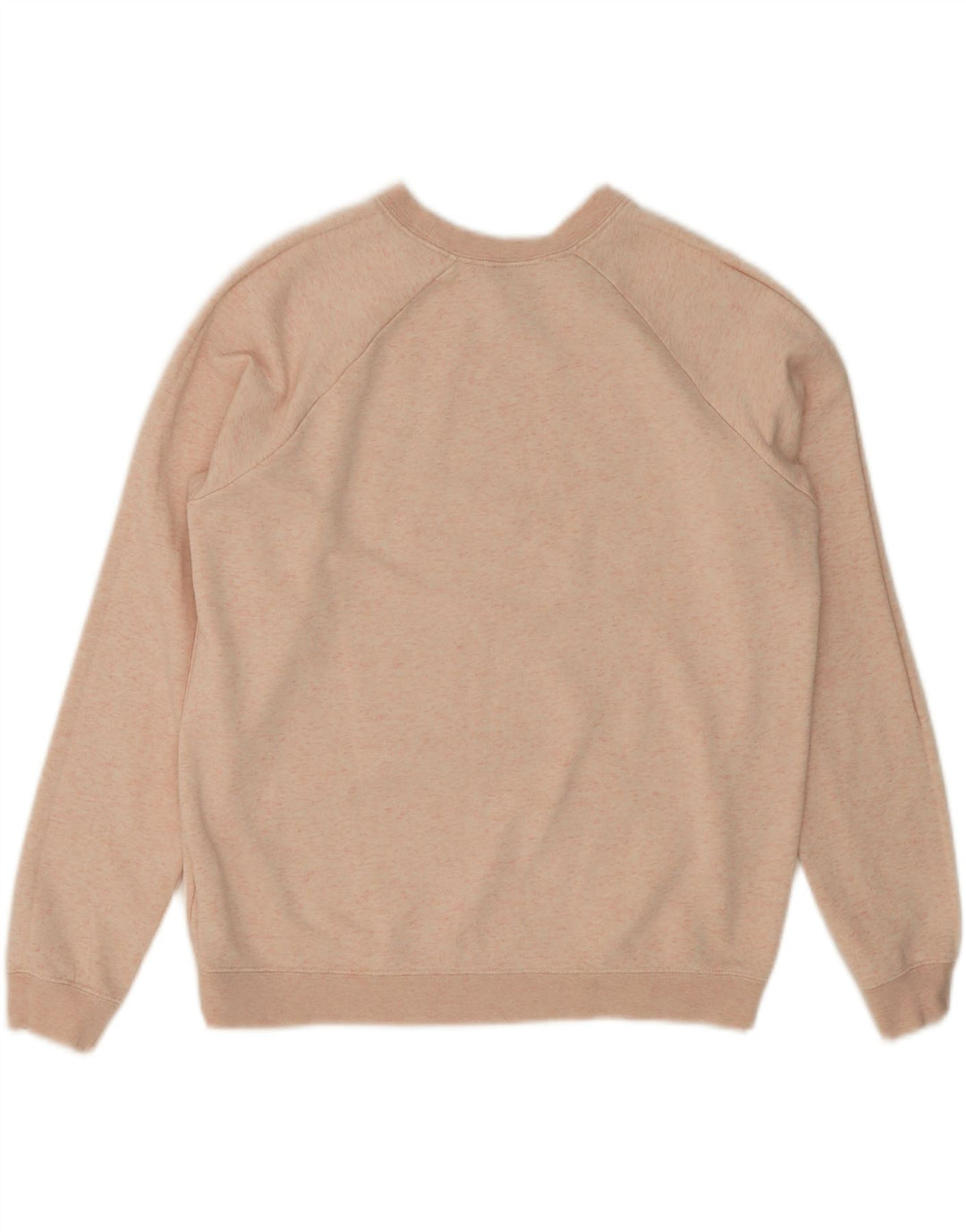 NIKE Womens Graphic Sweatshirt Jumper UK 14 Medium Pink Flecked Cotton Vintage Nike and Second-Hand Nike from Messina Hembry 