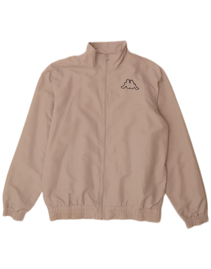 Kappa Veste Bomber Homme UK 42 XL Beige Polyester