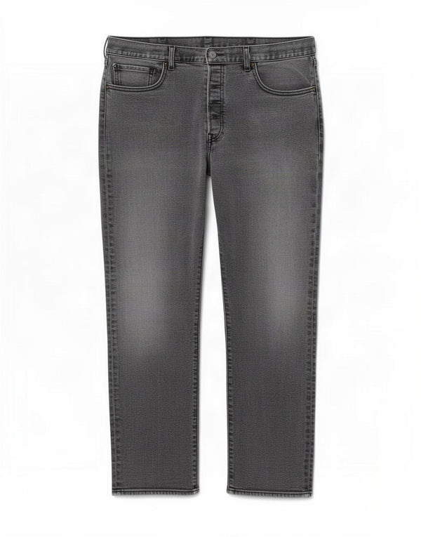 Levi's Jean Droit 501 Homme Gris W38 L32 Coton