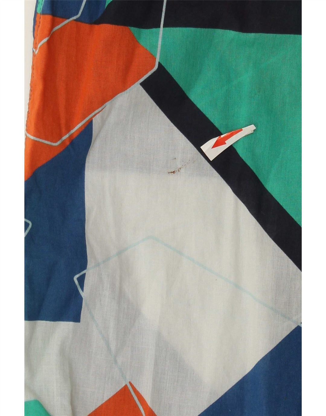 Mavi Chemise graphique à manches courtes pour homme Grand coton géométrique multicolore
