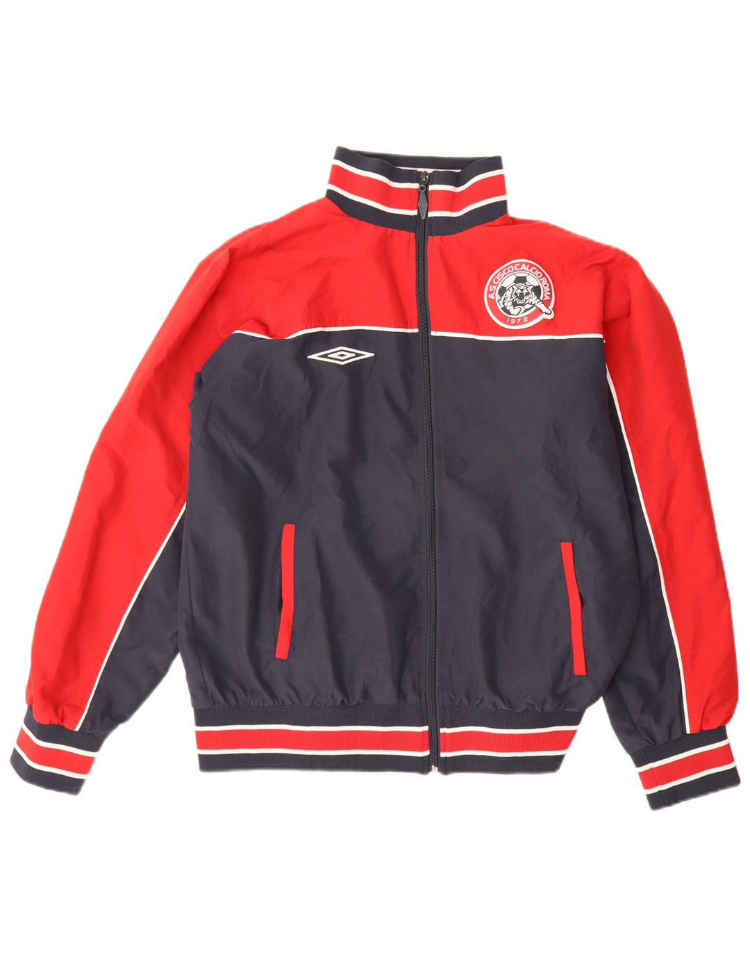 Umbro Veste de Survêtement Graphique Homme Large Bleu Marine Colorblock