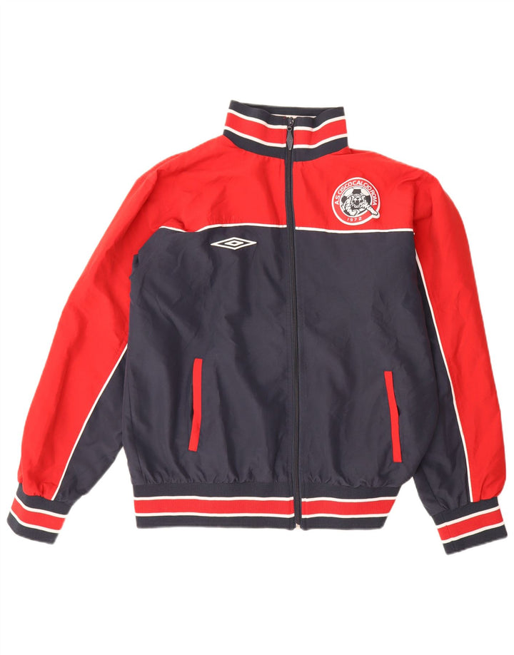 Umbro Veste de Survêtement Graphique Homme Large Bleu Marine Colorblock