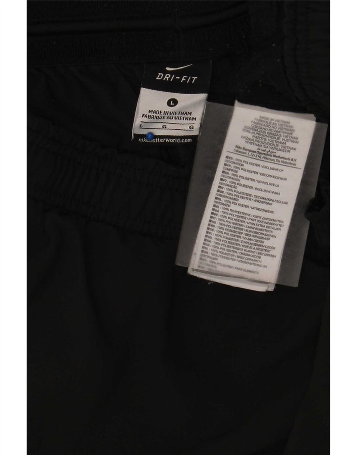 Short de sport Nike Dri Fit pour hommes, grand, noir, polyester
