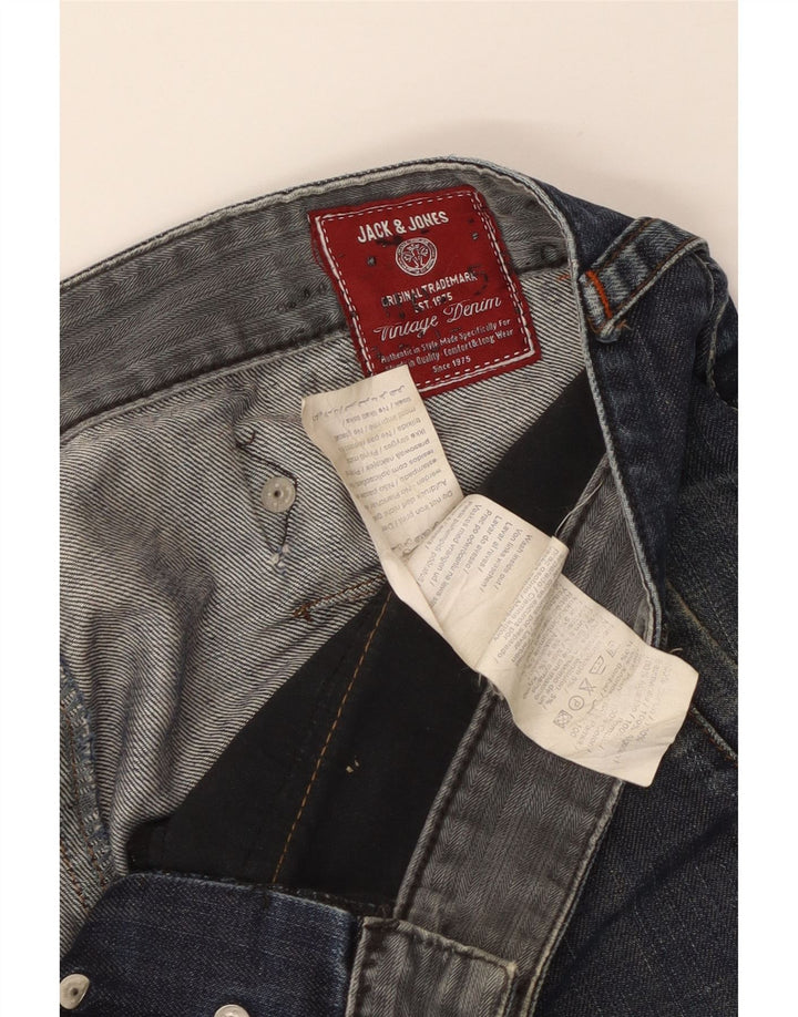 JACK & JONES Jean Droit Homme W36 L29 Bleu Coton