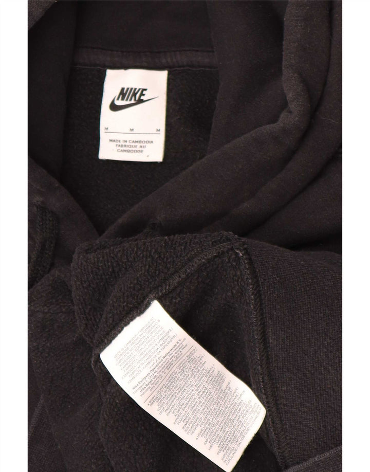 Nike Pull à capuche coupe ample en coton noir moyen pour homme