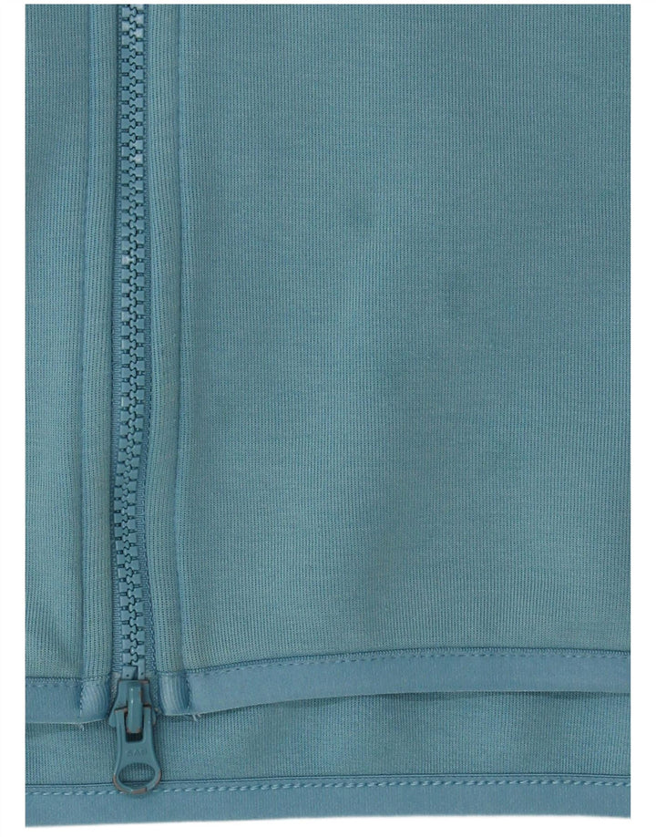 Nike Pull à capuche zippé pour homme Grand coton bleu
