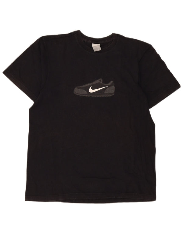 Nike T-shirt graphique pour homme UK 42/44 Large Noir Coton