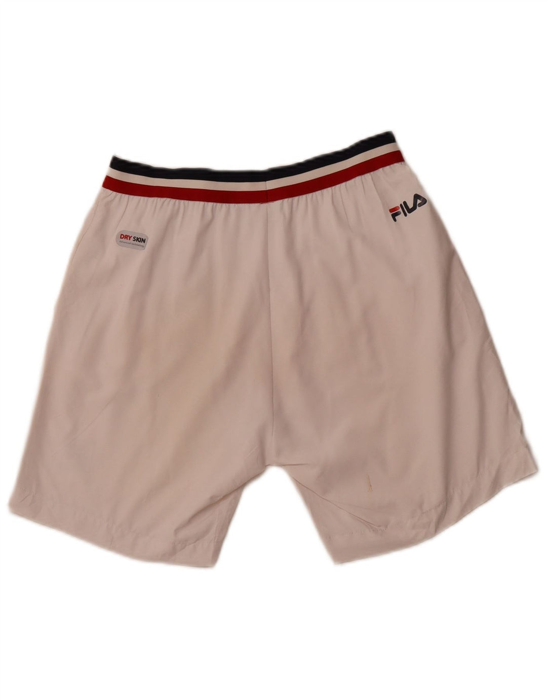 FILA Short de sport homme petit blanc polyester