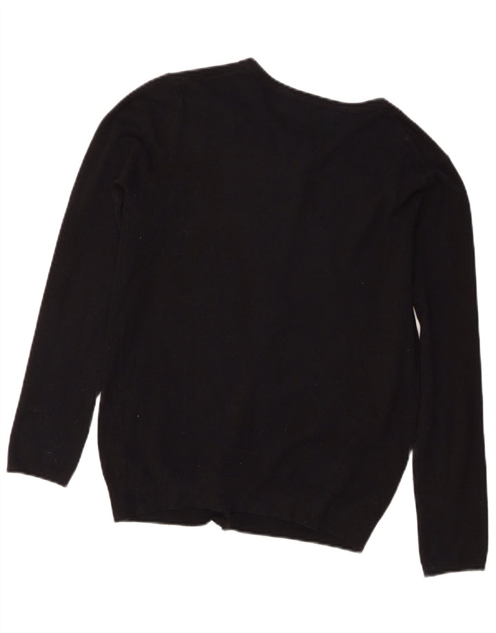 Zara Cardigan Femme Pull UK 12 Medium Noir
