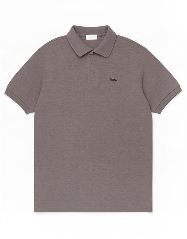 Lacoste Polo Homme Taille 5 Grand Coton Chiné Gris