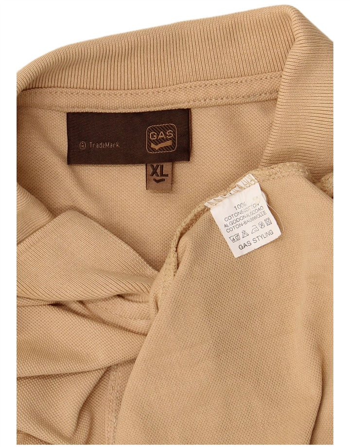 GAS Polo Homme XL Coton Beige