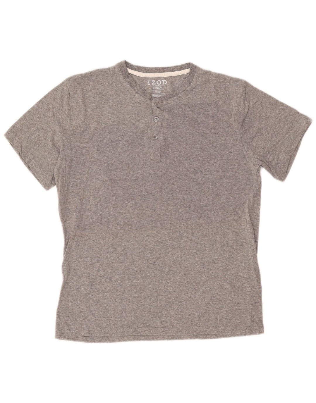 Izod T-Shirt Homme Gris Moyen Moucheté Coton