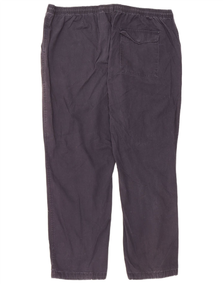 Marks & Spencer Pantalon Chino Regular Homme W39 L29 Bleu Marine Coton