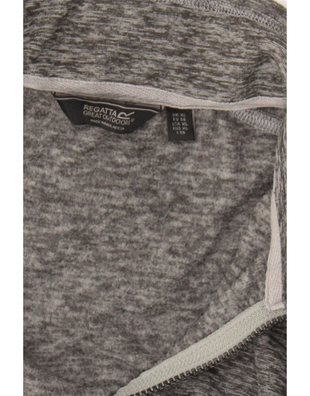 REGATTA Mens Fleece Jacket UK 42 XL Grey Polyester Vintage Regatta and Second-Hand Regatta from Messina Hembry 