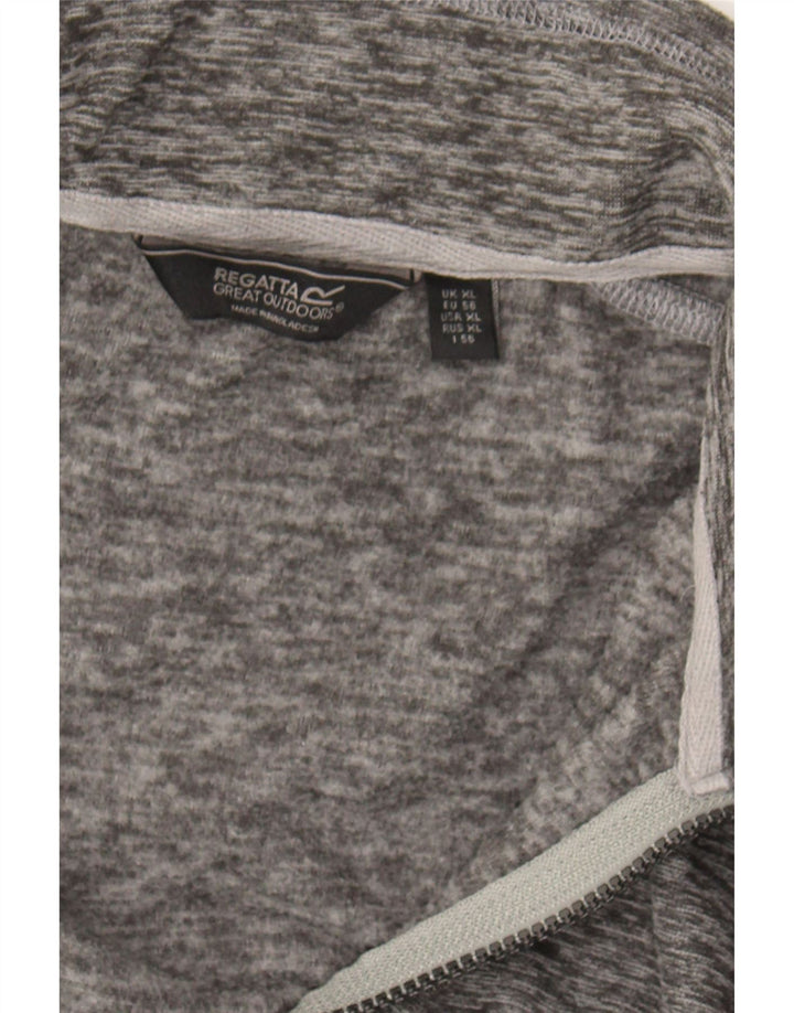 REGATTA Mens Fleece Jacket UK 42 XL Grey Polyester Vintage Regatta and Second-Hand Regatta from Messina Hembry 