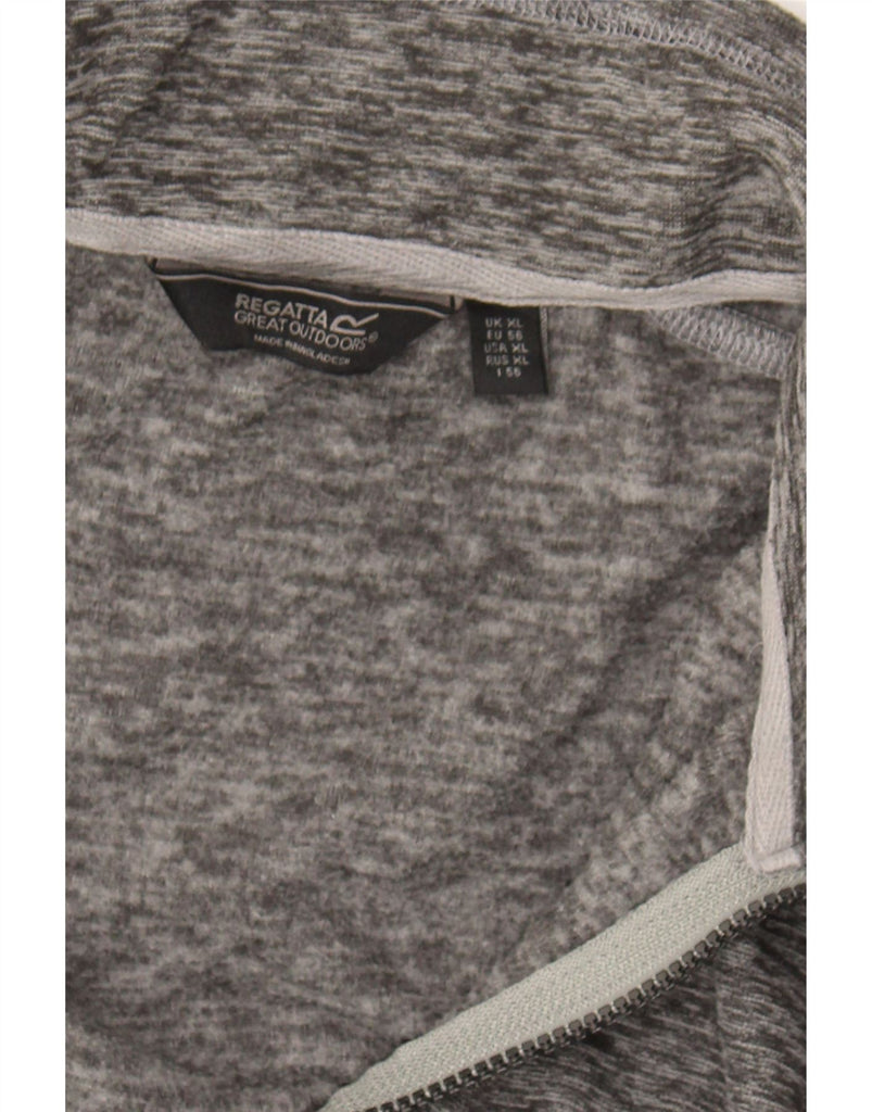 REGATTA Mens Fleece Jacket UK 42 XL Grey Polyester Vintage Regatta and Second-Hand Regatta from Messina Hembry 