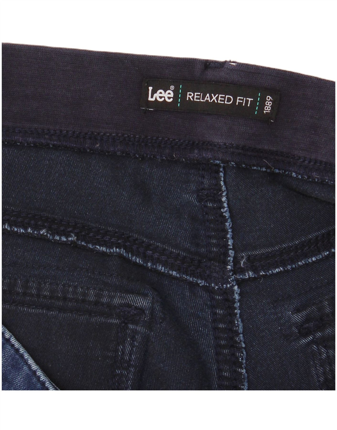 LEE Short en jean coupe décontractée pour femme W36 XL Bleu
