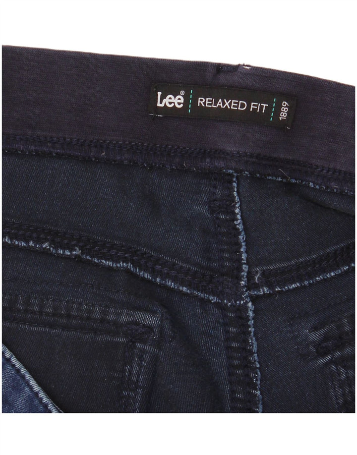 LEE Short en jean coupe décontractée pour femme W36 XL Bleu
