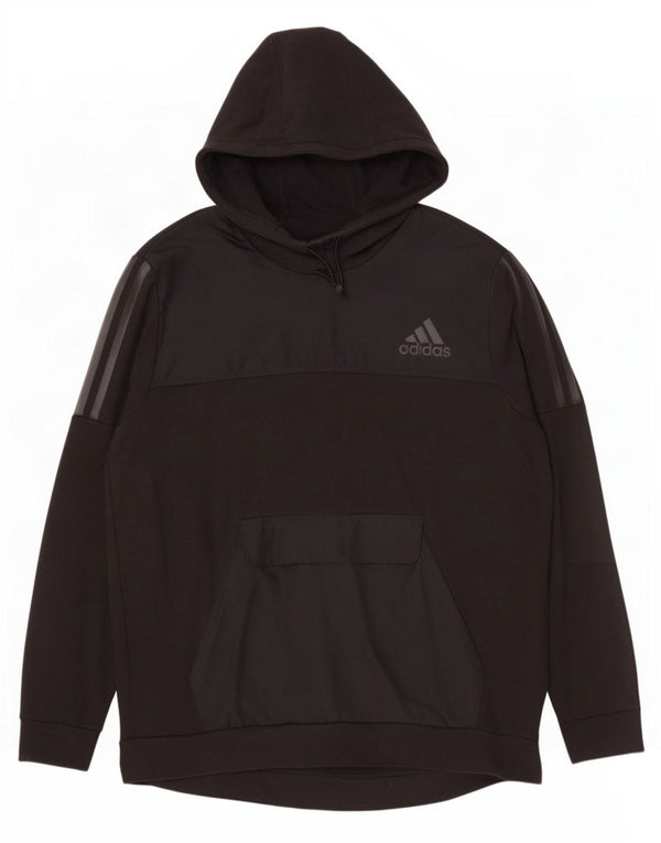 Adidas Pull à capuche pour homme XL Noir Coton
