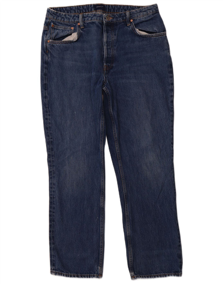 GANT Jean droit W34 L29 bleu coton homme