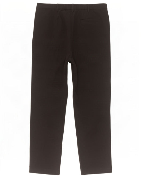 Marks & Spencer Pantalon de costume taille haute pour femme UK 14 Large W34 L29 Noir