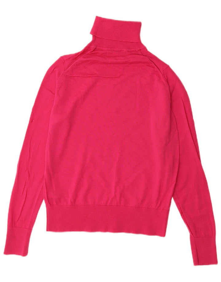 Marks & Spencer Pull col roulé pour femme UK 12 Rose moyen