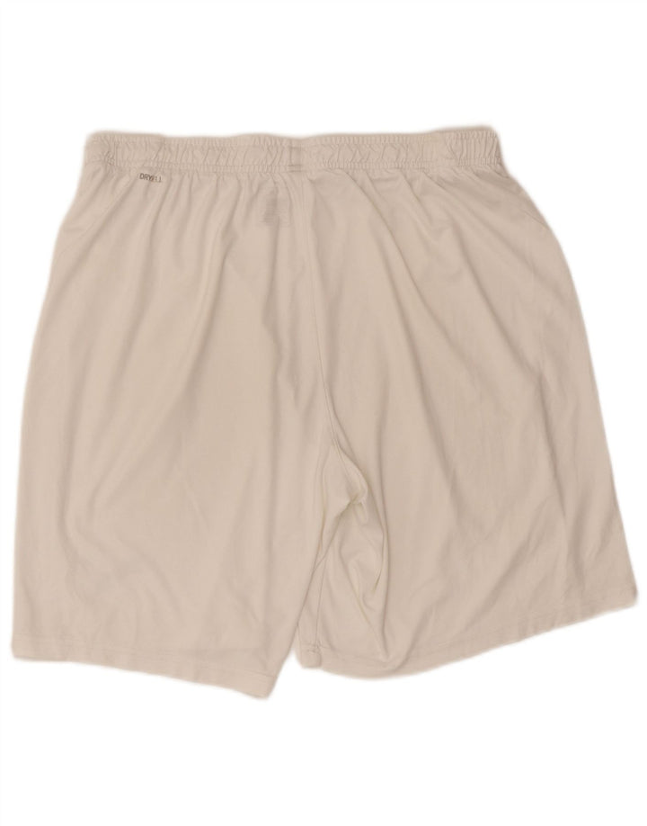 Puma Short de sport pour homme Large Blanc Polyester