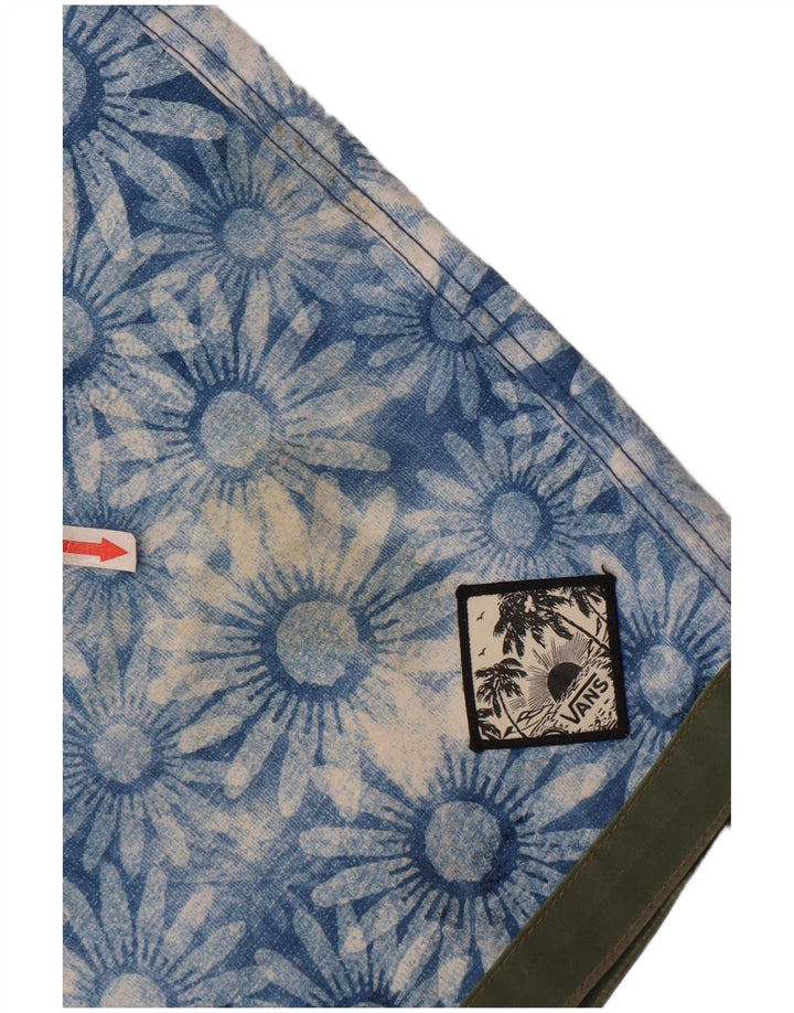 Vans Short de bain homme grand bleu fleuri en polyester