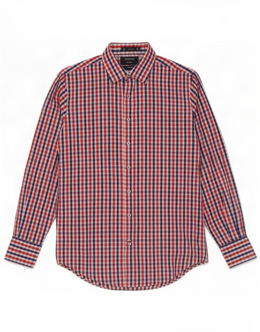 Van Heusen Chemise facile d’entretien pour hommes Taille 39 Coton vichy multicolore moyen