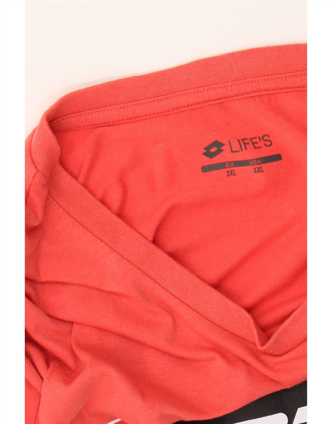 LOTTO T-Shirt Graphique Homme Top 2XL Rouge