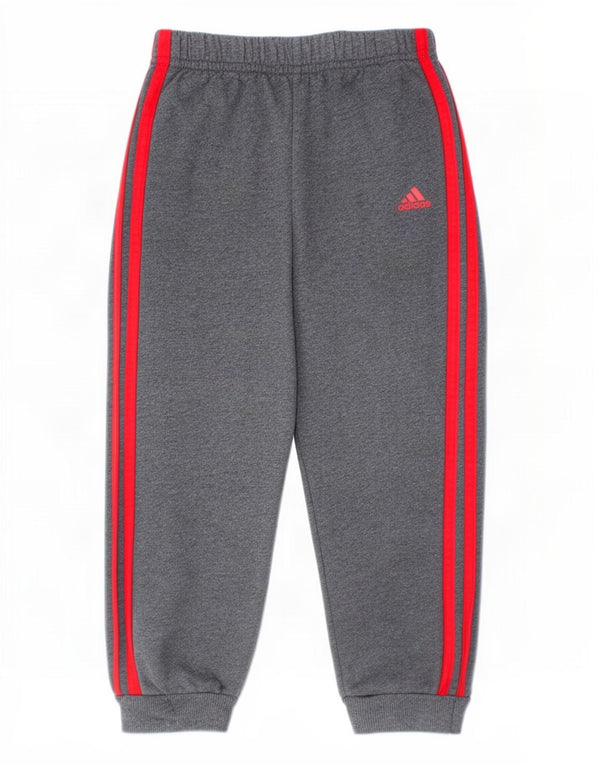 Adidas Pantalon de Survêtement Garçon Joggers 3-4 Ans Gris Coton
