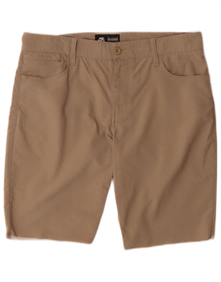 Nike Short décontracté régulier W32 en nylon beige moyen pour homme