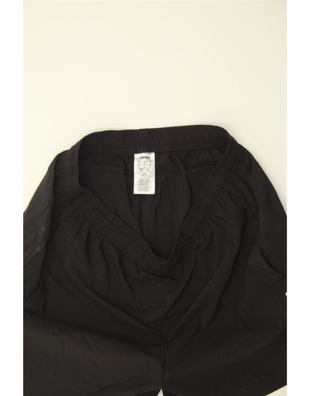 ADIDAS Womens Sport Shorts UK 16 Large Black Polyester Vintage Adidas and Second-Hand Adidas from Messina Hembry 