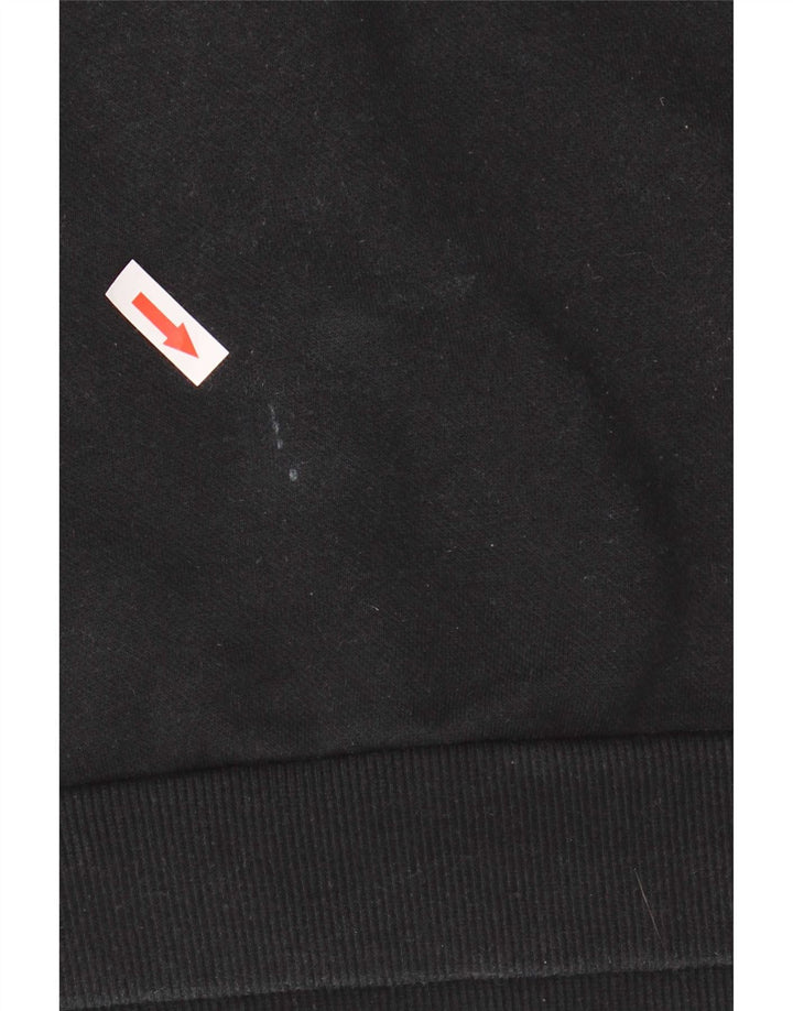 Puma Sweat-Shirt Graphique Homme Noir Moyen Coton