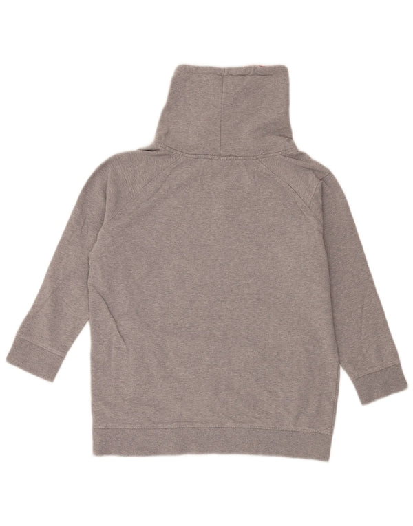 Ellesse Sweat-shirt graphique pour femme UK 16 Large Gris Coton