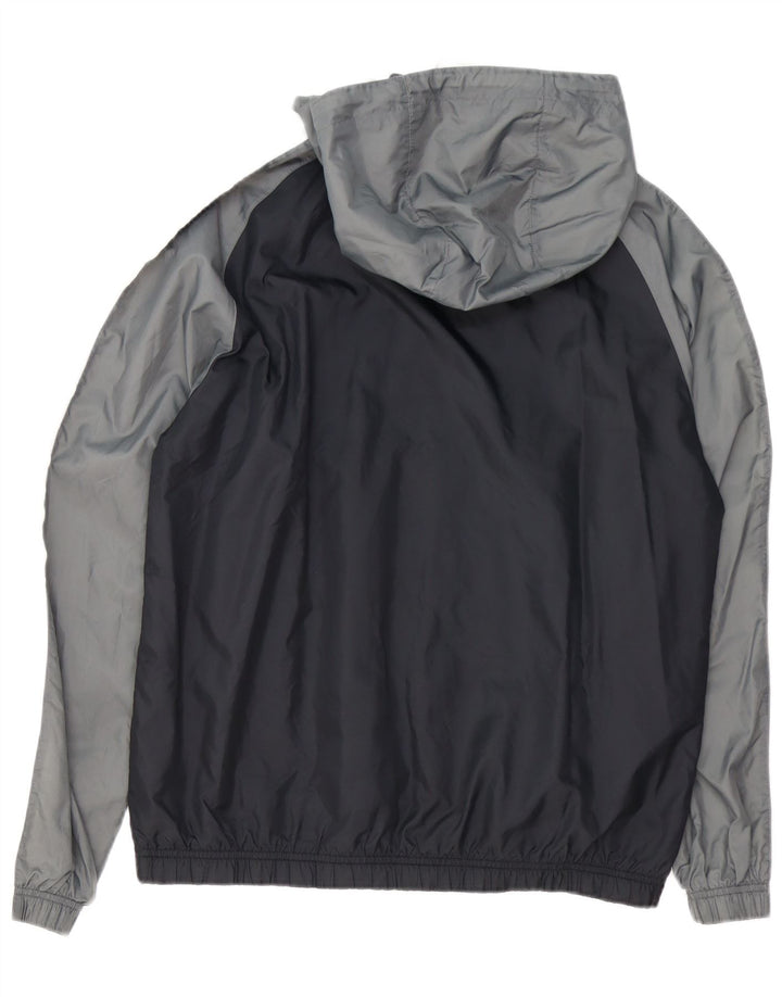 NIKE Veste de survêtement à capuche pour homme Gris moyen Colorblock Polyester