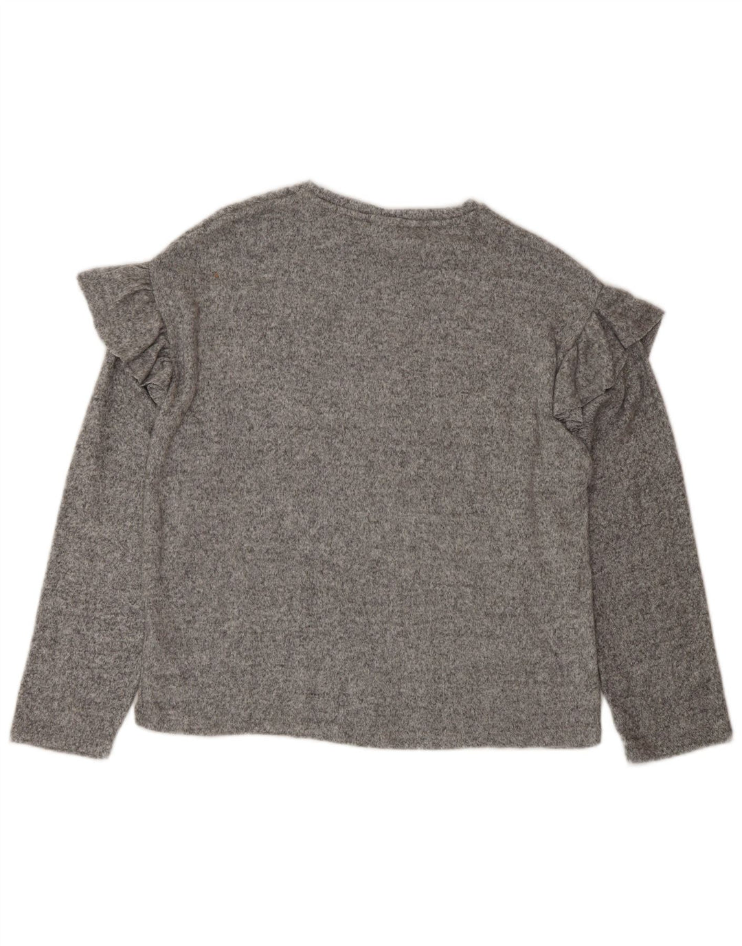 Zara Haut Fille Manches Longues 13-14 ans Gris Moucheté Polyester