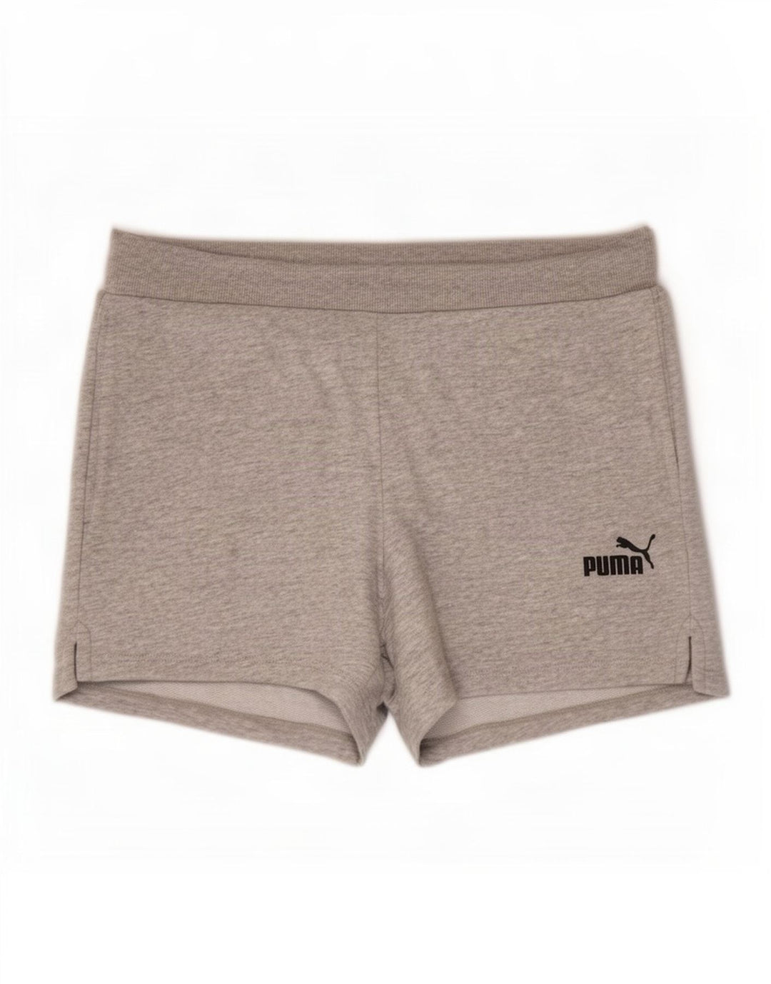 Puma Short Regular Sport Femme Gris Moyen Moucheté Coton