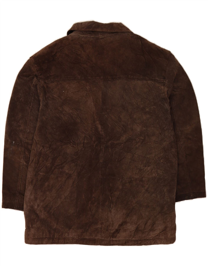 CANDA Mens Suede Jacket UK 40 Large Brown Vintage Canda and Second-Hand Canda from Messina Hembry 