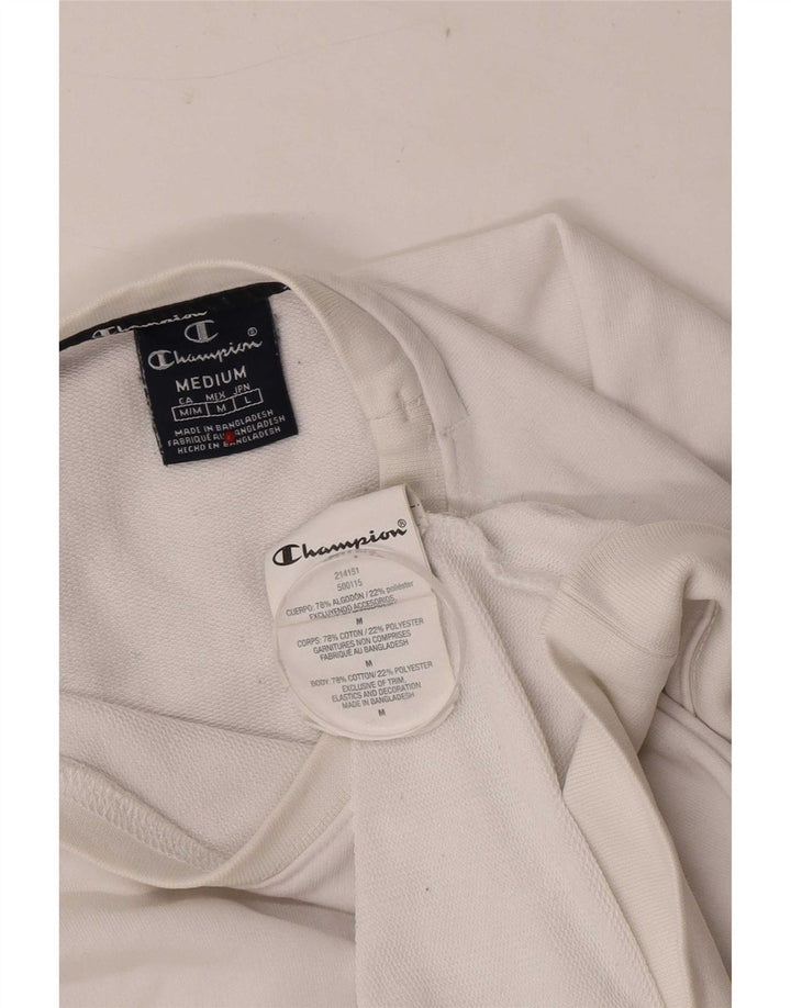 Champion Sweat-shirt coupe classique pour femme UK 14 en coton blanc moyen