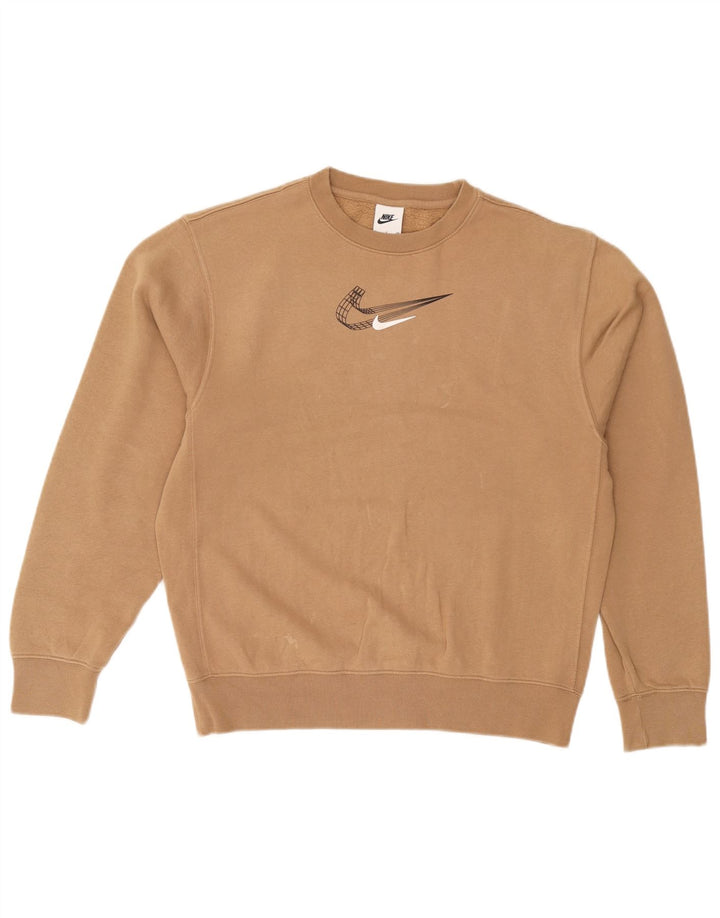 Nike Sweat-shirt graphique pour homme Taille S Beige