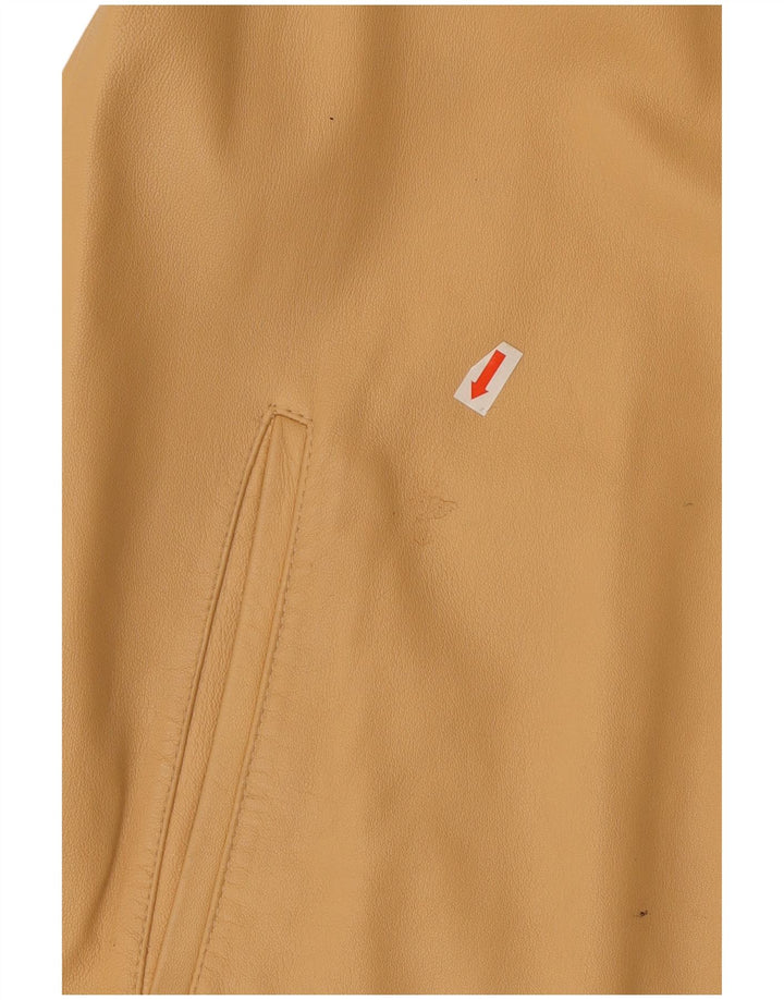 Your Sixth Sense Manteau en cuir pour femme UK 12 Beige moyen