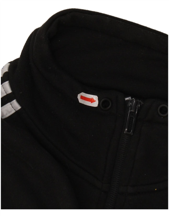 Adidas Climalite Survêtement Top Veste UK 16/18 Large Noir Polyester