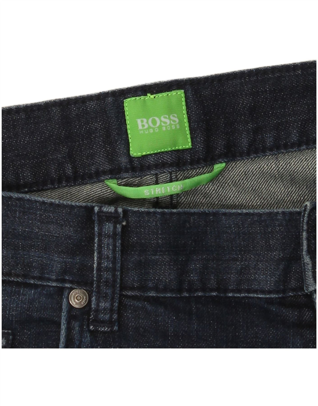 HUGO BOSS Jean droit W36 L32 Homme Bleu Marine