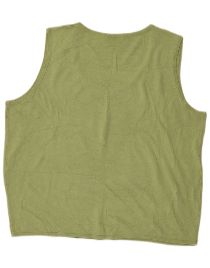 MARKS & SPENCER Débardeur surdimensionné pour femme UK 18 XL Vert