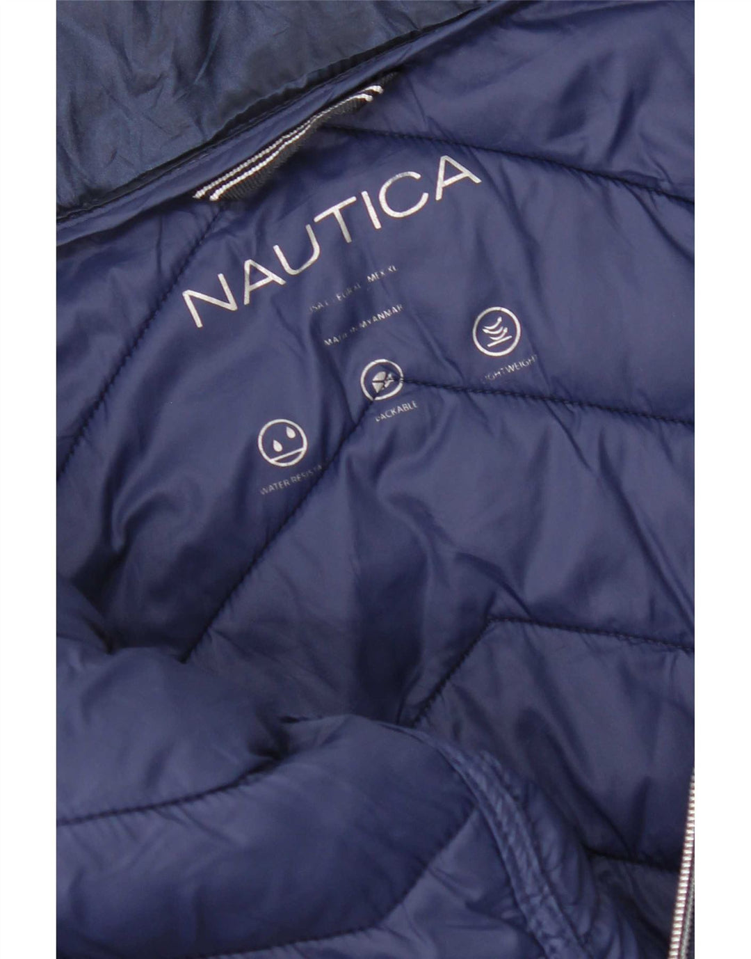 Nautica Veste matelassée pour femme UK 18 XL Bleu marine