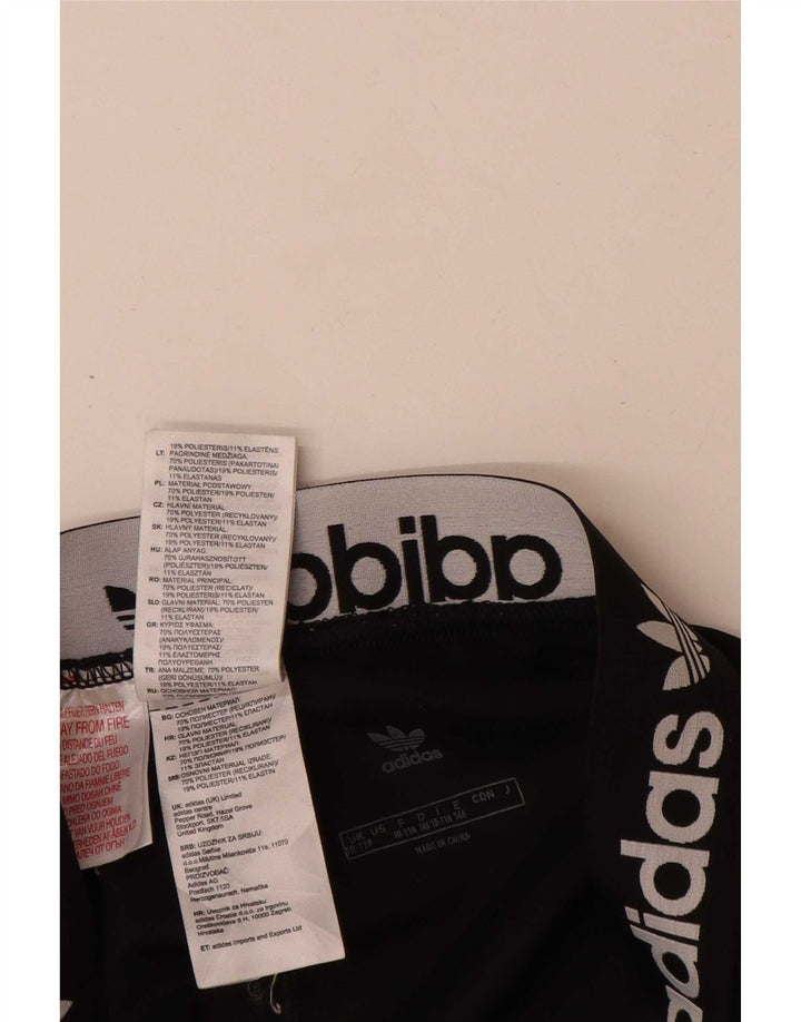 Adidas Legging Graphique Fille 11-12 ans Noir Polyester