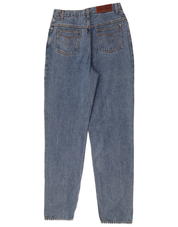 Laura Ashley Jean fuselé taille haute pour femme UK 12 Medium W28 L32 Bleu